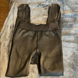 Fleece lined leggings tights OS